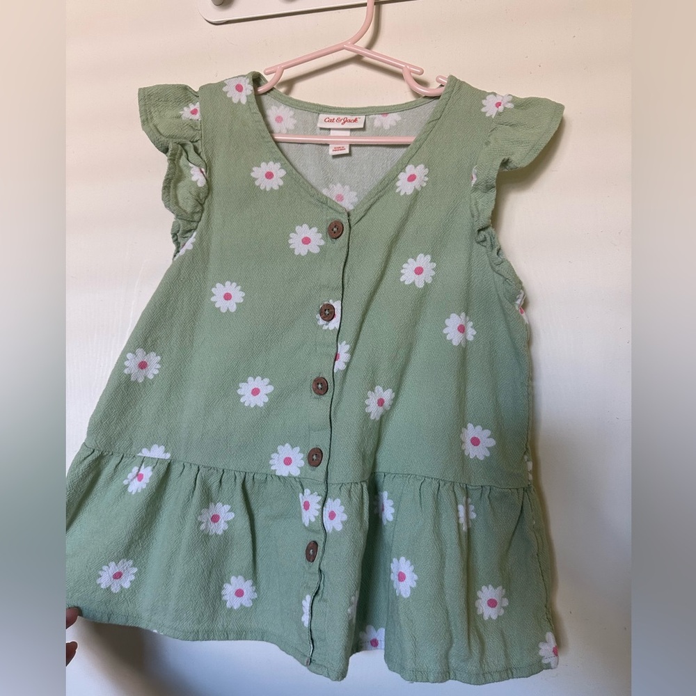 Cat and Jack ruffle shirt
